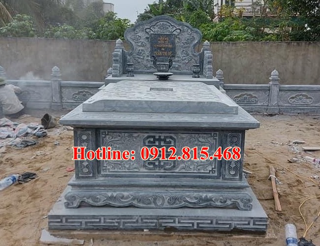 Mộ đá bành đẹp thiết kế hiên đại chất lượng cao - Mộ đá đẹp